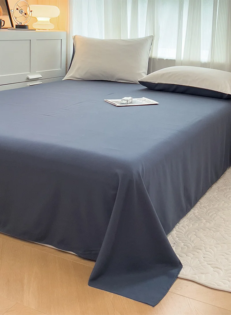 Sharpdo 4-Piece Set Bedding Modal Quilt Cover Set with 1 Quilt Cover 1 Sheet and 2 Pillowcases 2m Bed (200*230cm)