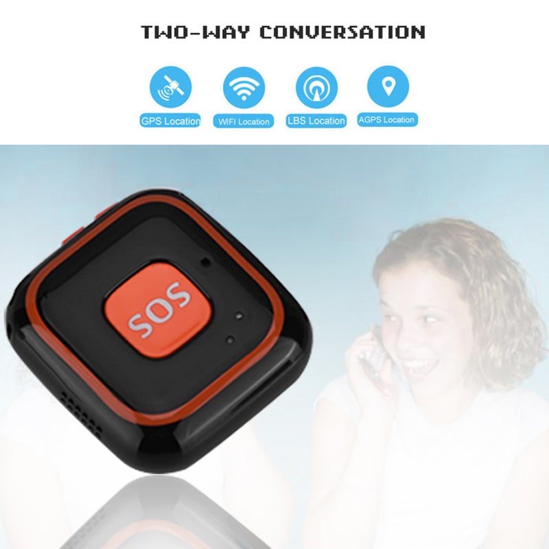 عامل تحديد المواقع GPS: معلق ABS بأبعاد 4.4 * 4 * 1.4 سم، تحديد موقع أكثر سرعة ودقة، مكالمات تتبادل صوتيًا ثنائي الاتجاه - نداء إنذار SOS بوضوح، متتبع صغير محمول لكبار السن والأطفال ومستخدمي الاحتياجات الخاصة - Image 5