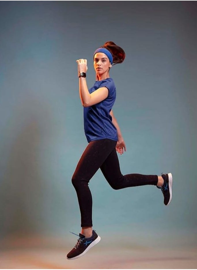 Lyra Women's Yoga Shirt | Blue | Color Shade May Vary  - Image 2