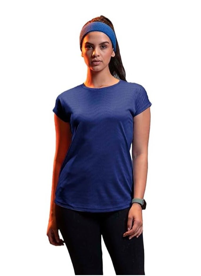Lyra Women's Yoga Shirt | Blue | Color Shade May Vary  - Image 1