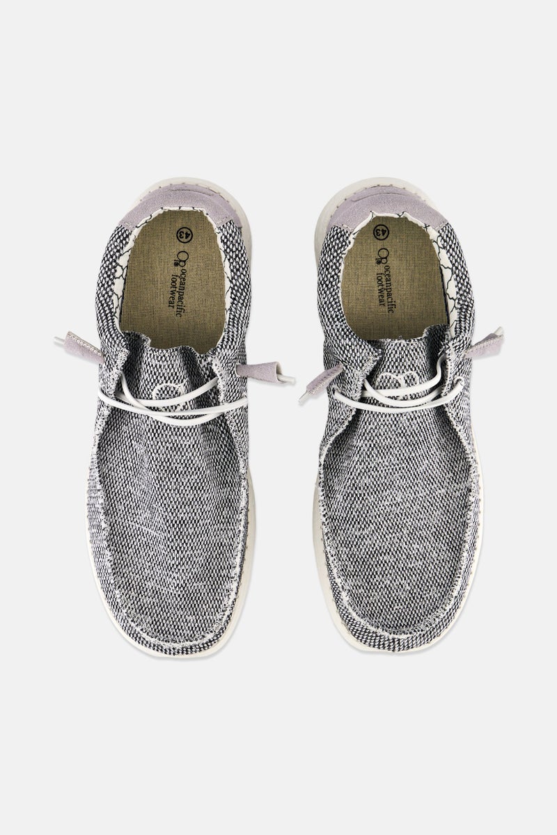 Ocean Pacific Men Lace Up Casual Shoes, Grey - Image 4