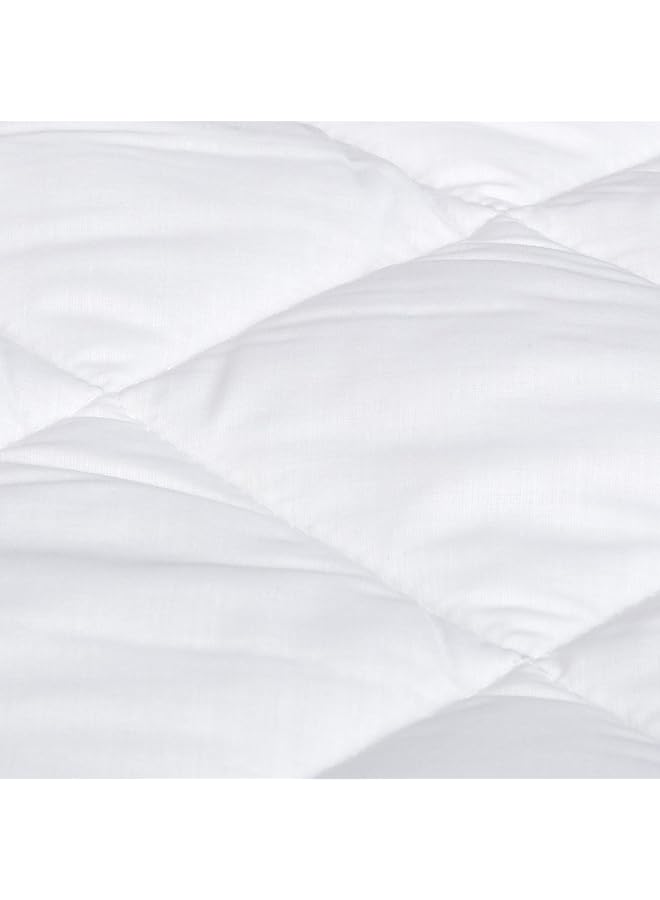 erorex Hypoallergenic Quilted Mattress Topper Pad Cover 18 Inch Deep King White  - Image 5