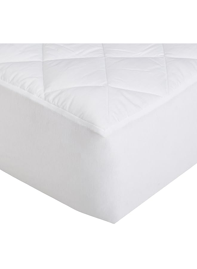 erorex Hypoallergenic Quilted Mattress Topper Pad Cover 18 Inch Deep King White  - Image 4