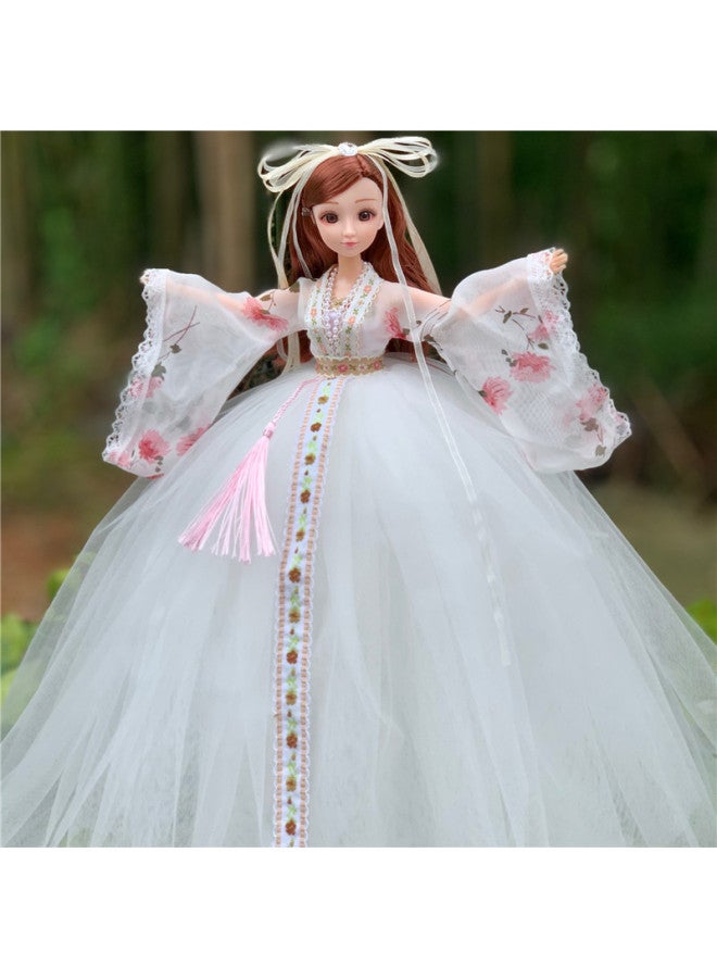 Large Douluo Mainland Small Dance Zhu Zhu Zhu Innocent Aloes Children's Girl Toy Doll Princess Manufacturers Wholesale-Color:White. - Image 1