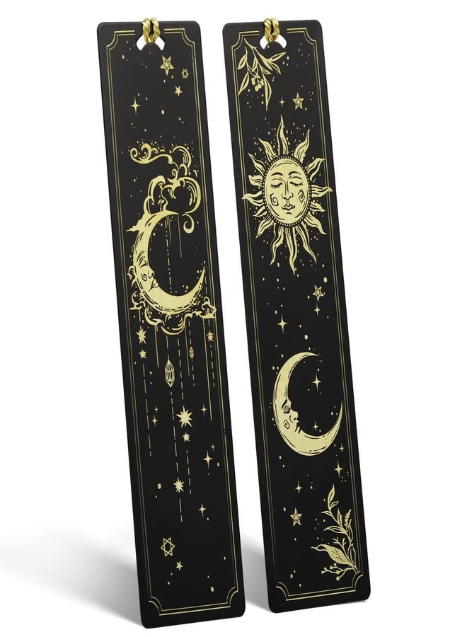 YoeeJob Metal Bookmark for Men Women Kid, Tarot Sun & Moon Book Marker for Book Lover, Unique Bookmarks for Boys & Girls Graduation/Birthday Gifts, Teacher Appreciation Gifts, Reading Present - Image 1