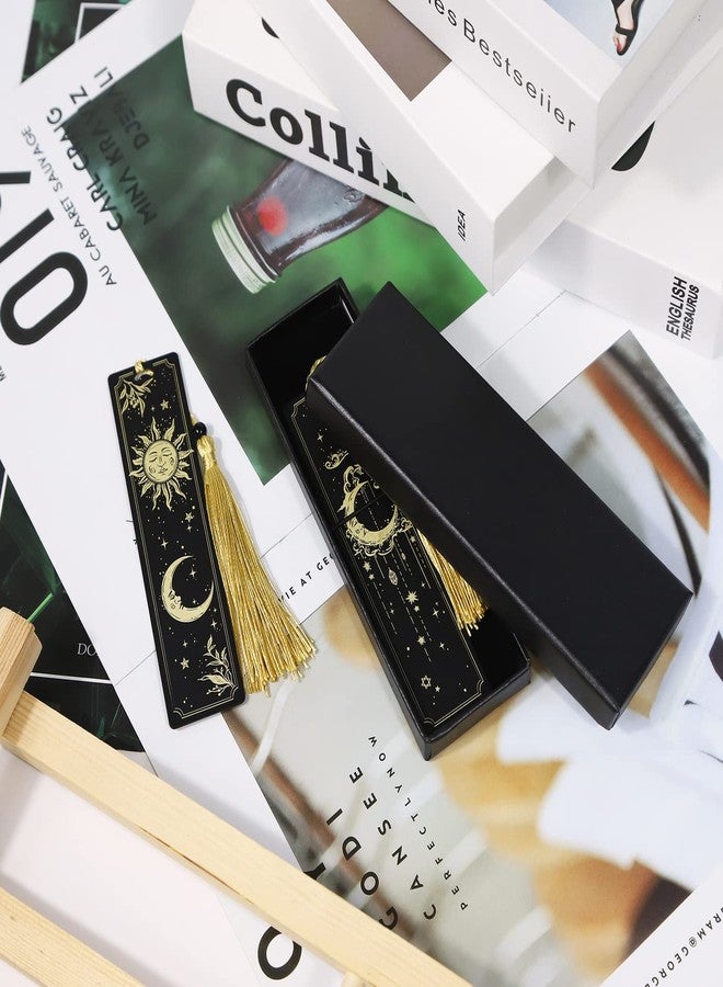 YoeeJob Metal Bookmark for Men Women Kid, Tarot Sun & Moon Book Marker for Book Lover, Unique Bookmarks for Boys & Girls Graduation/Birthday Gifts, Teacher Appreciation Gifts, Reading Present - Image 4