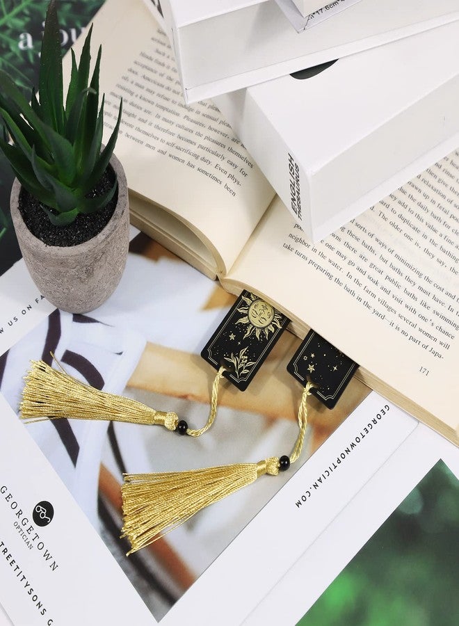 YoeeJob Metal Bookmark for Men Women Kid, Tarot Sun & Moon Book Marker for Book Lover, Unique Bookmarks for Boys & Girls Graduation/Birthday Gifts, Teacher Appreciation Gifts, Reading Present - Image 5