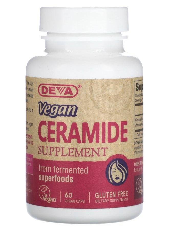Deva Vegan Ceramide 60 Vegan Caps 