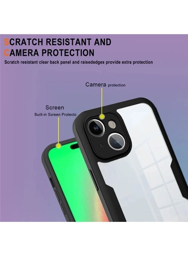 ShebSheb Designed for iPhone 15 Plus Case, Full Body Rugged Case with Built-in Touch Sensitive Anti-Scratch Screen Protector, with Camera Lens Protector - Image 5