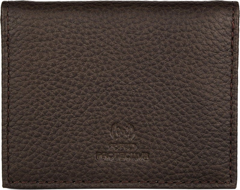 Napa Hide ® Mens Leather Wallet (Dark Brown) - Image 4