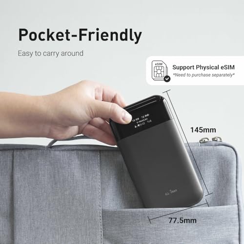 GL.iNet GLiNet GLE750V2 MUDI 4G LTE Portable WiFi Hotspot for Travel Mobile Hotspot Device OpenWrt OpenVPN WireGuard 7000mAh Global Version - Image 3