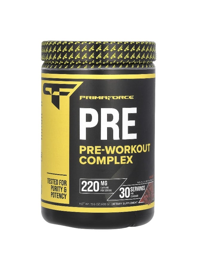 Primaforce Primaforce, Pre-Workout Complex, Grape, 15.6 oz (438 g)  - Image 1