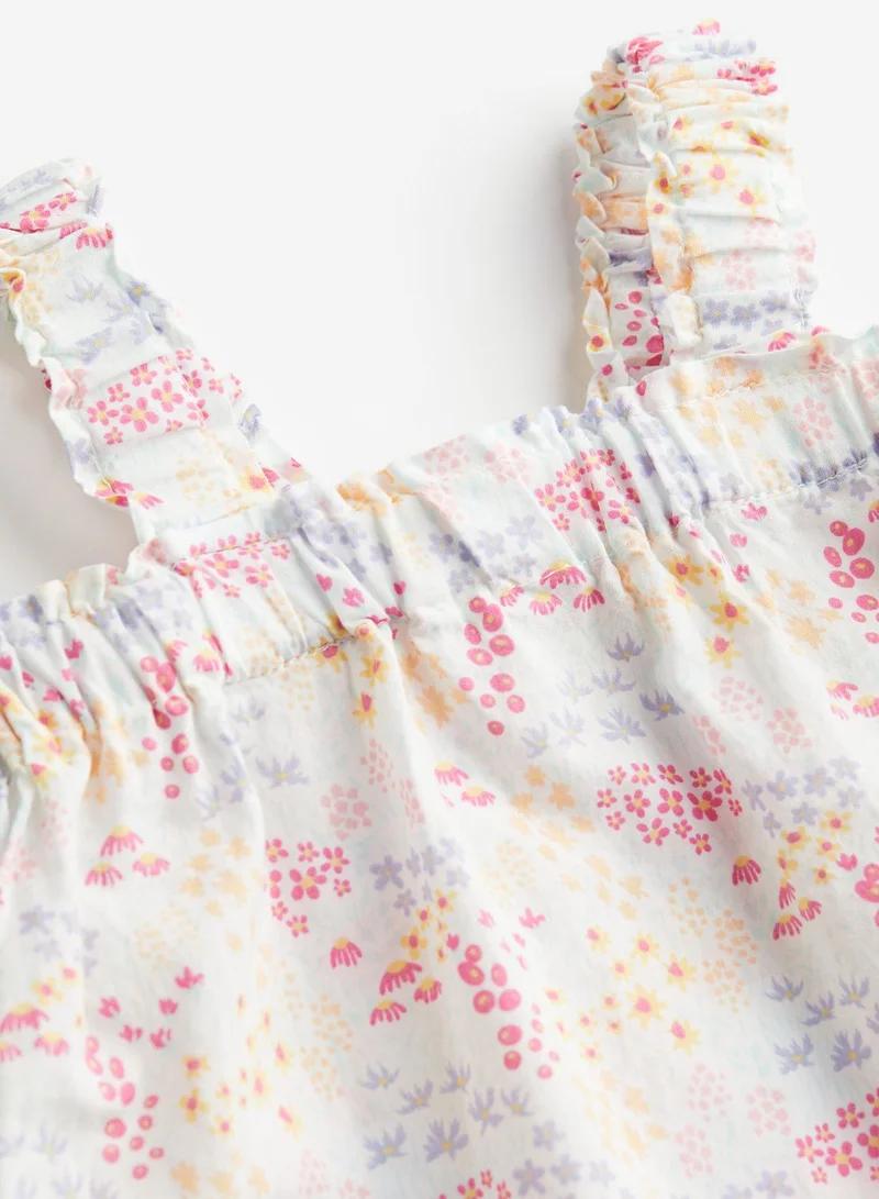 H&M Kids Floral Print Midi Dress