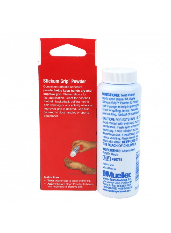 Mueller Stickum Grip Powder 1.25 oz Shaker - Fast & Easy Application! #490751 - Image 4