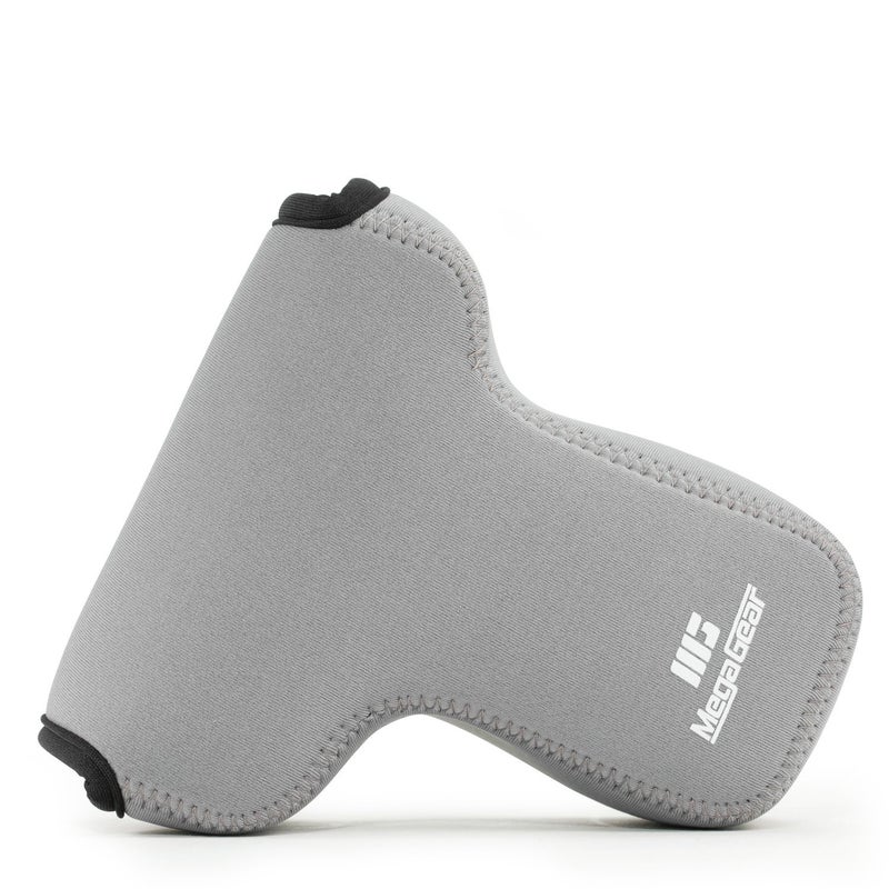 MegaGear Olympus OM-D E-M5 Mark II 12-40mm Ultra Light Neoprene Camera Case, with Carabiner - Gray - MG1197 - Image 1