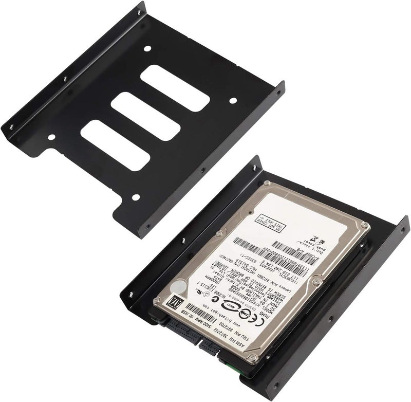 Spofit 2.5 to 3.5 HDD/SSD Mounting Bracket Hard Drive Holder Single Drive 2.5 to 3.5 Adapter (20 Pack) - Image 4