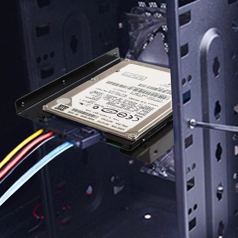 Spofit 2.5 to 3.5 HDD/SSD Mounting Bracket Hard Drive Holder Single Drive 2.5 to 3.5 Adapter (20 Pack) - Image 3