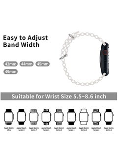 keloray Ocean Silicone Sport Band - Compatible with Apple Watch Ultra 2/Ultra Band 49mm 45mm 44mm 42mm for Men Women, Breathable Soft Waterproof Strap for iWatch Ultra 2, iWatch Ultra Series SE 9/8/7/6/5/4  - Image 2