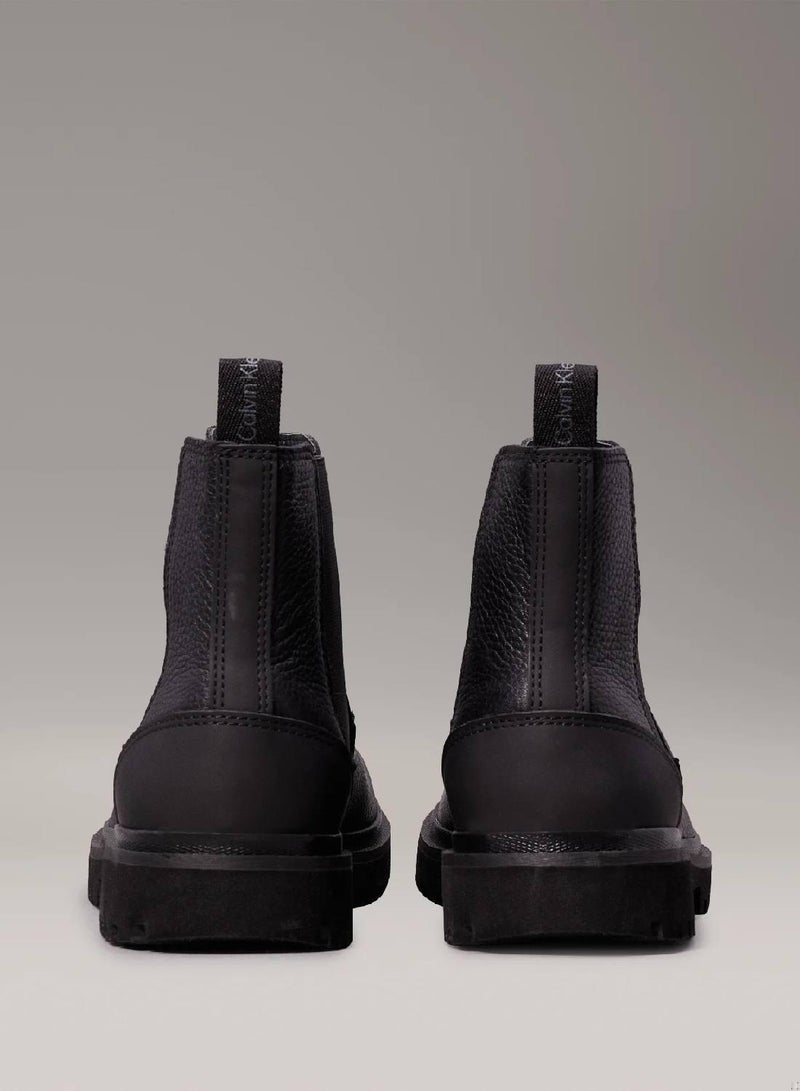 Calvin Klein Jeans Leather Chelsea Boots - Image 4