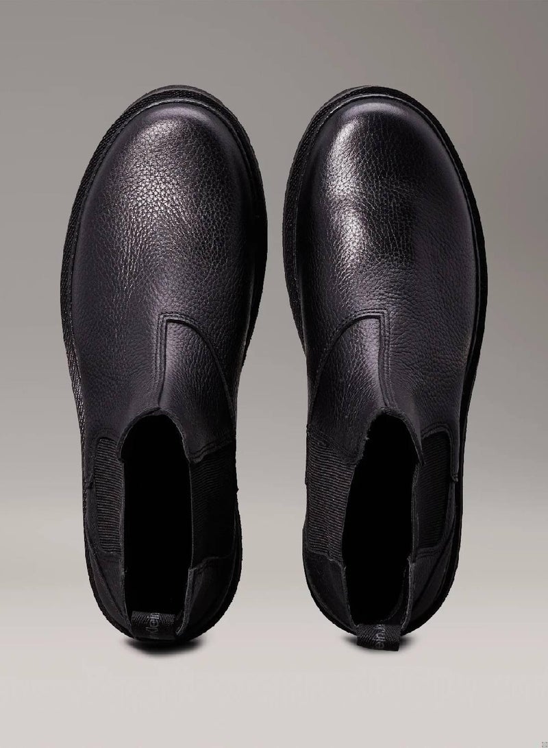 Calvin Klein Jeans Leather Chelsea Boots - Image 3