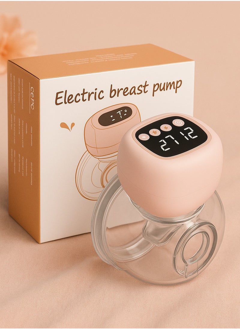 F.A.M.S Wearable Electric Breast Pump – Hands-Free, Rechargeable & Silent, 3 Modes with Adjustable Suction, LED Display, Anti-Leak, BPA-Free – Comfortable & Portable Breastfeeding Solution for Moms  - Image 1