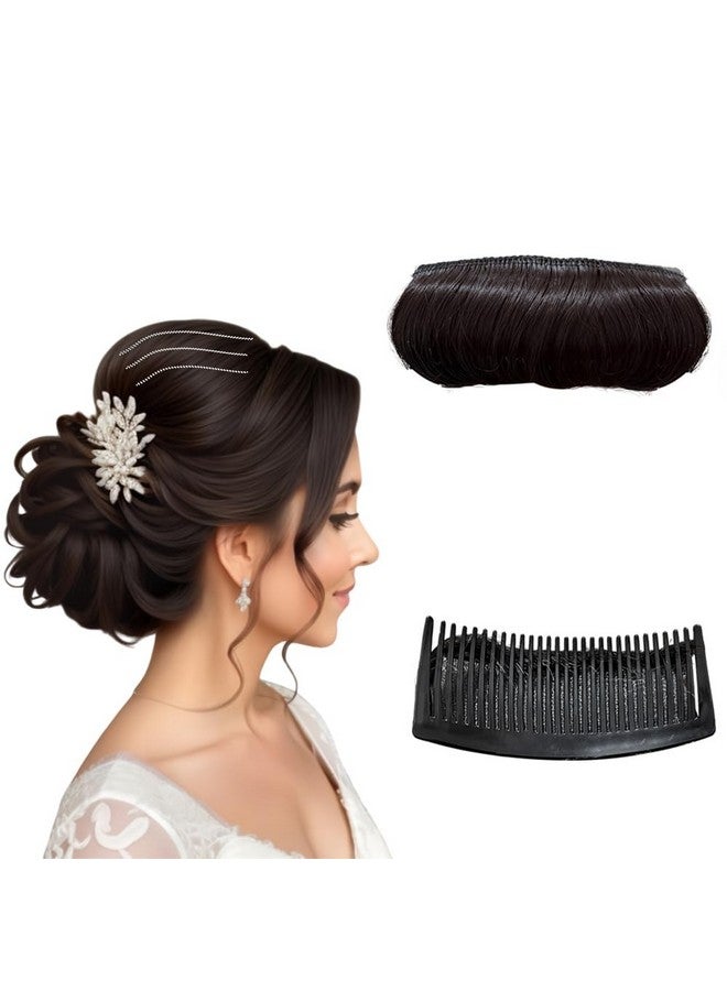 BLUSHIA Bump Puff Maker Extension Accessories BROWN Color For Bottom Bump Top Hair - Image 1