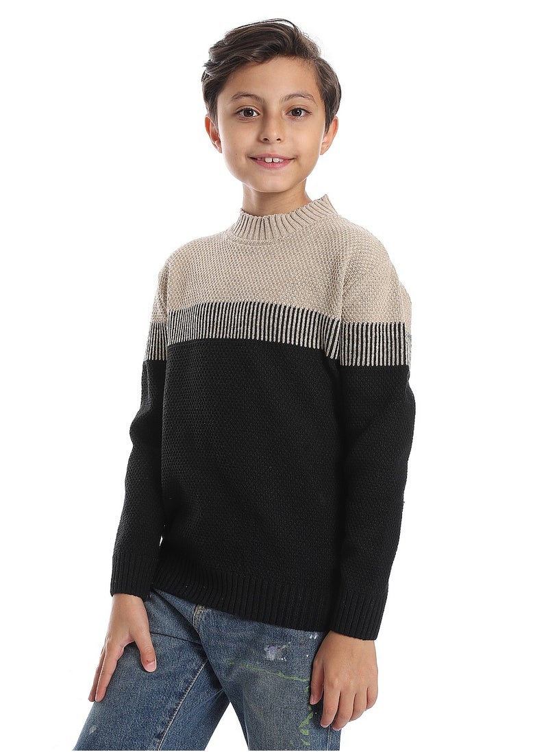 Caesar Wool Boys Pullover With Multi Design  - Image 4