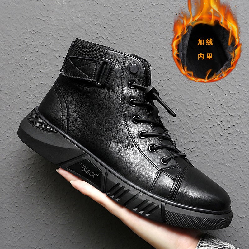 2024 Plus Size Mens New Martin Boots XL-K99-1 fleece-lined 