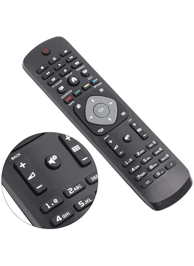 HuHa - Universal Remote Control for Philips LCD LED TV, TV Controller Replacement for most of Philips TV, with Innovative Keyboard - Image 1