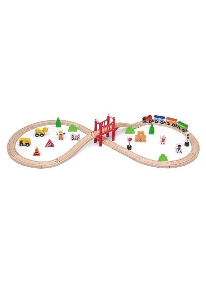 Viga Train Set - 39pcs - Image 4