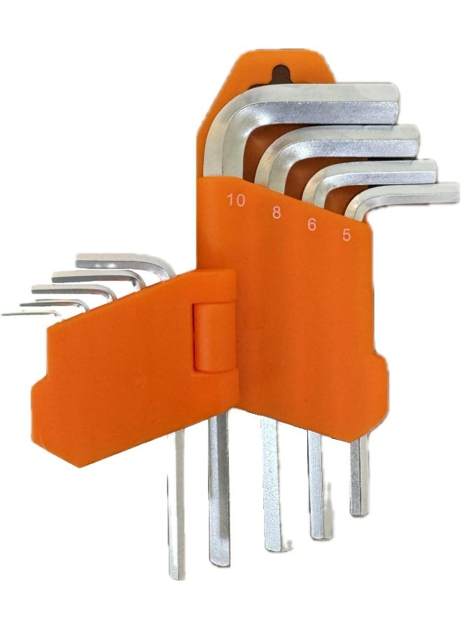 Clarke 9-Piece Hex Key Set (1.5-10Mm)  Short Size, L-Shaped Design For Tight Spaces And Extended Reach  - Image 3
