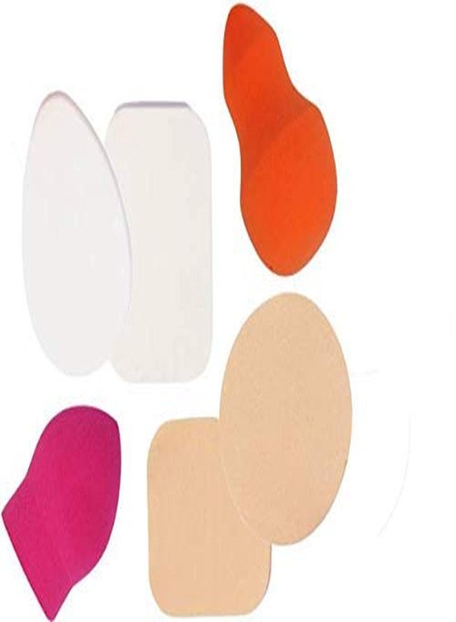 sp makeup pufF Makeup Sponge Beauty Blender Puff (Color May Vary)- Set of 6 - Image 2