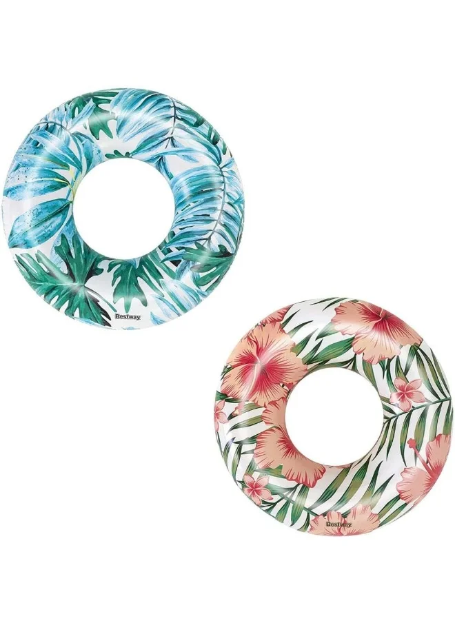 Bestway Tropical Palms Inflatable Swim Ring Tube