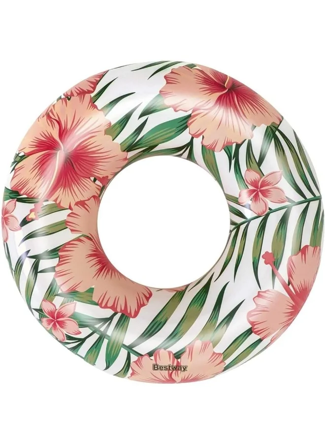 Bestway Tropical Palms Inflatable Swim Ring Tube