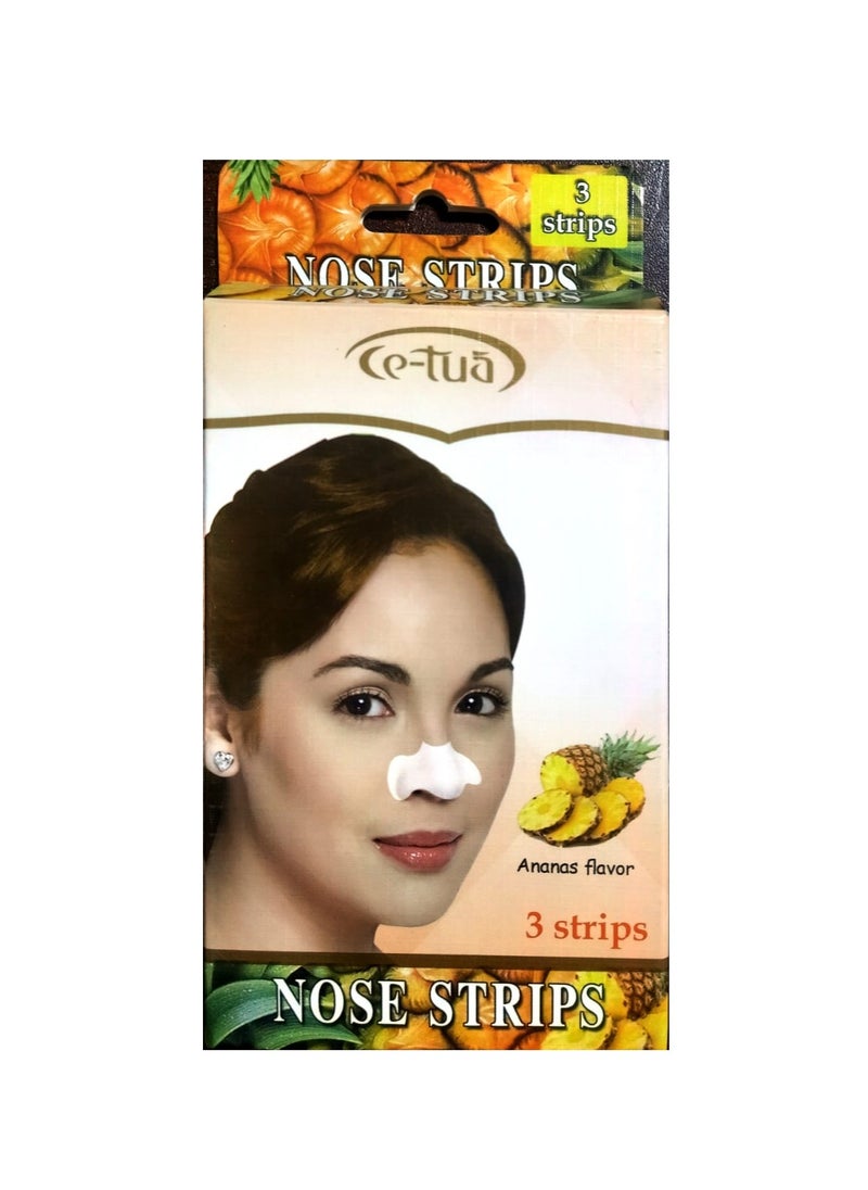 Ce-tua - Nose Strips ananas flavor 3 strips - Image 1