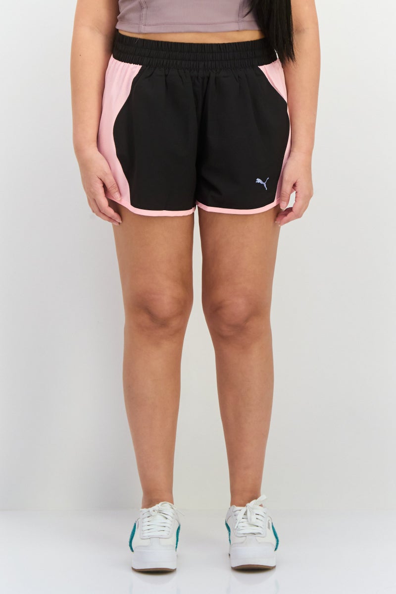 PUMA Women Sportswear Fit Brand Logo Outdoor Shorts, Black - Image 1