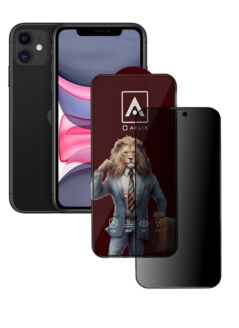 ACLIX Antistatic ESD Dustproof Premium Quality High Definition Tempered Glass Screen Protector Designed For  iPhone 11 - Image 1