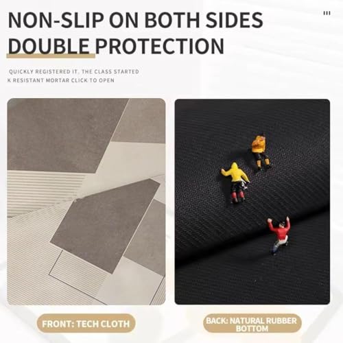 FIGMENT 2 Pcs Kitchen Mat for Floor, Non-Slip Cushioned Standing Mat, Waterproof & Easy to Clean, Comfort Floor Mat for Kitchen, Office & Home (118 * 38 cm, 58 * 38 cm) - Image 4