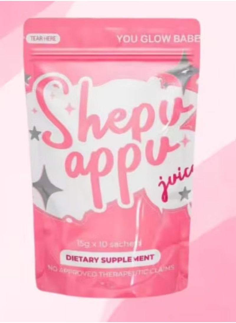 You Glow Babe Shepu Appu Juice 15g X 10 Sachets  - Image 1