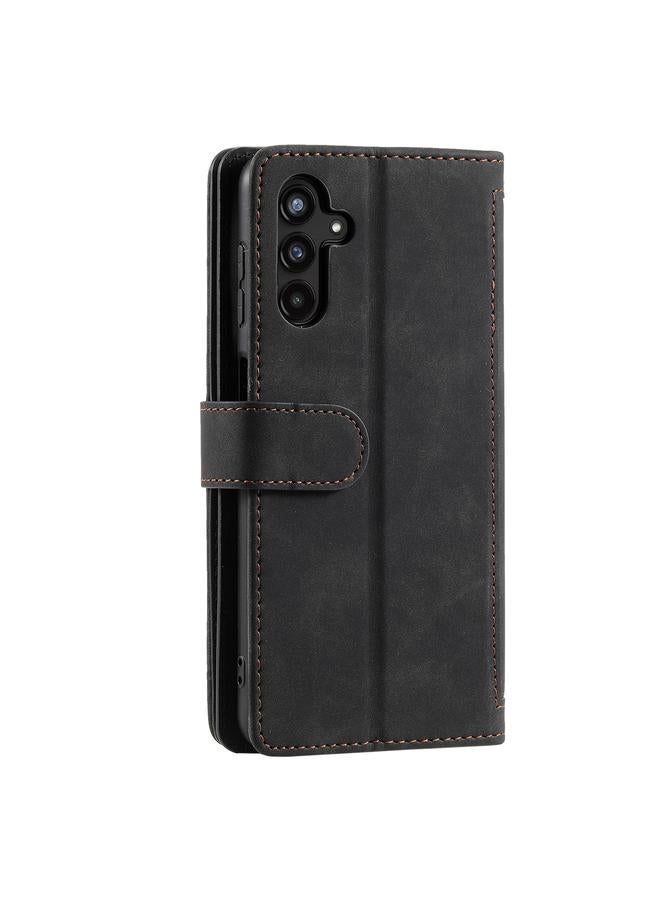 اس-توب جراب لهاتف Samsung Galaxy S25 5G، جراب هاتف جلدي مزود بسحاب وتسع بطاقات مع حبل - Image 3