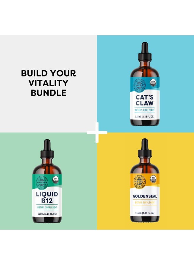 Vimergy Liquid Zinc – Fast-Absorbing Immune Support* – Promotes Healthy Bones & Skin – USDA Certified Organic, Vegan, Non-GMO – 57 Servings (115 mL) - Image 5