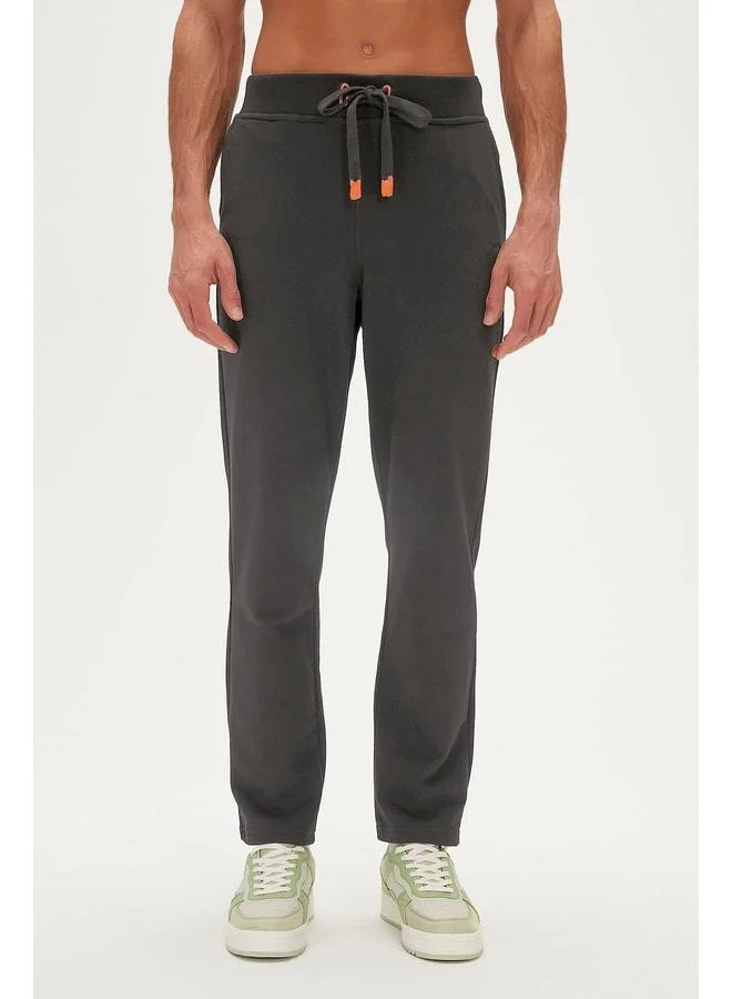 Bad Bear Plain Sweatpants Anthracite Men's Tracksuit Bottom.