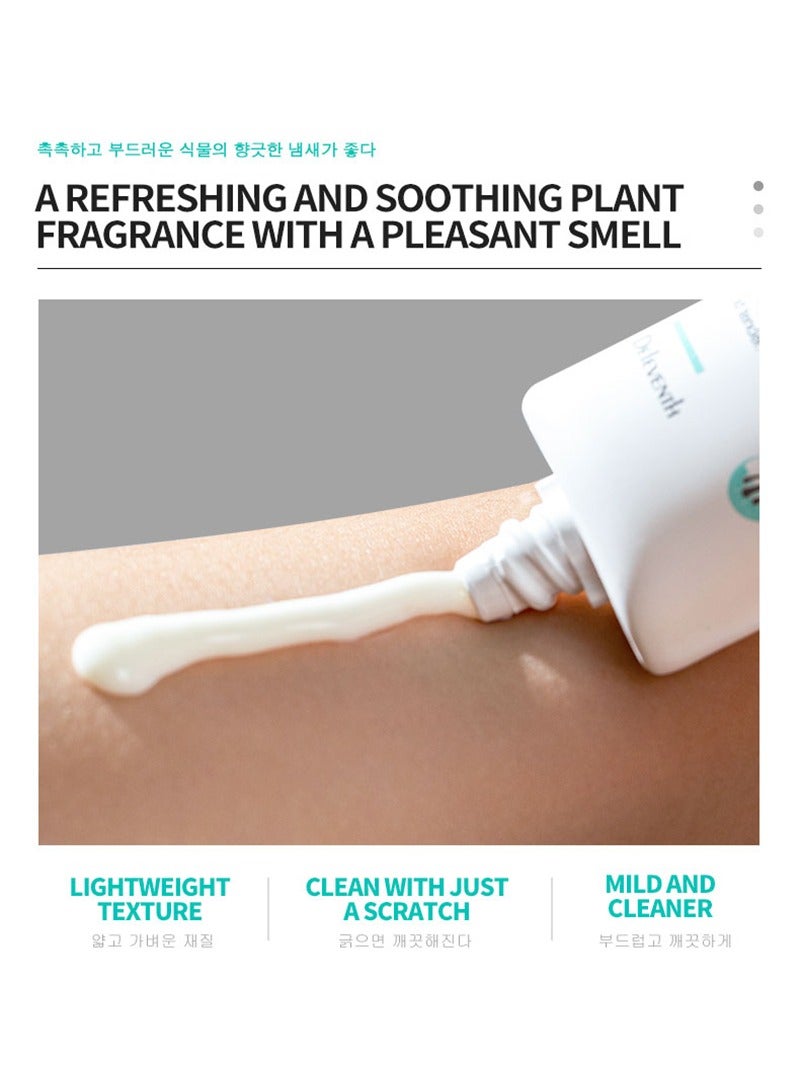DEleventh Korean Brand Depilatory Cream 60ml / Gentle and Effective Hair Removal for Underarms, Private Parts, Pubic Area, and Bikini Area, Vitamin E Infused Formula, Soothes, Protects, and Repairs Skin, Leaves No Marks or Residue - Image 4