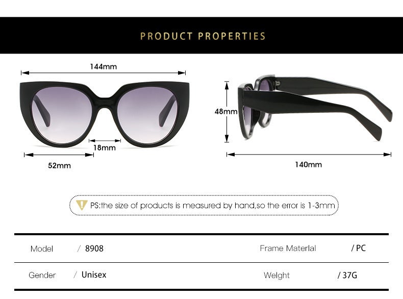 Sunglasses UV Protection Fashion 8908 - Image 5