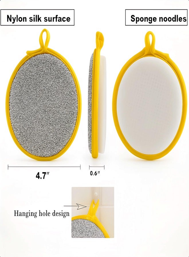 DNC 2 in 1 Double Side Dishwashing Sponge Dish Washing Brush | Double Side Dishwashing Sponge Dish Washing Brush Pan Pot Dish Wash Sponges | Household Cleaning Reusable Kitchen Tools (5) - Image 3