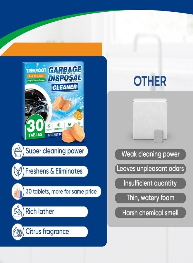 Treeroot 30 Pack Garbage Disposal Cleaner Deodorizer Tablets - Image 5