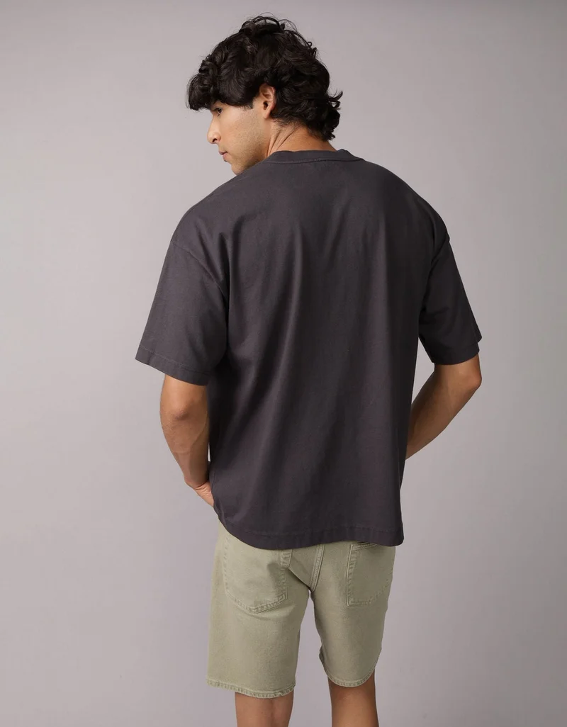 American Eagle Oversized Elevated Logo Graphic T-Shirt