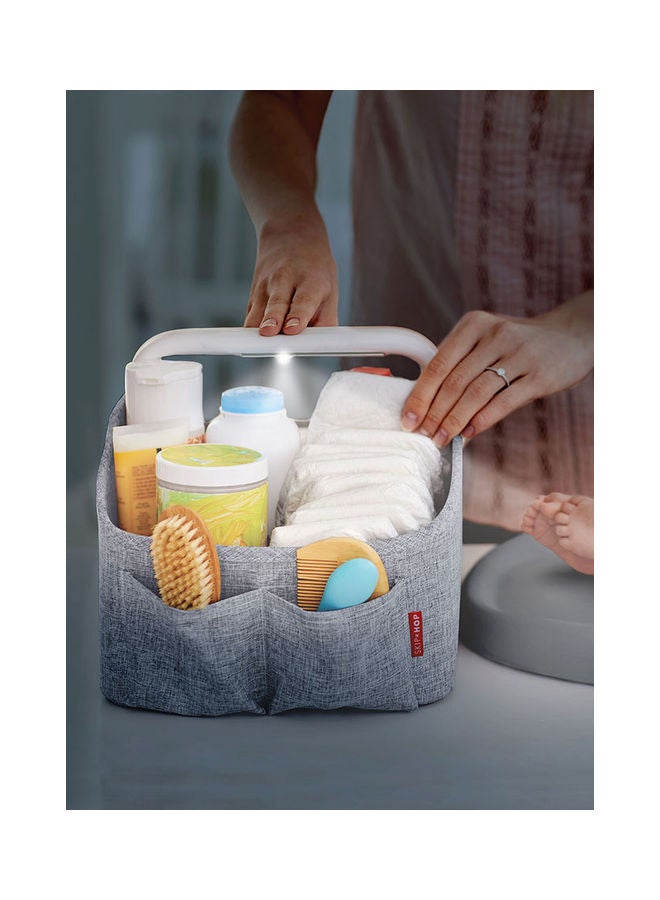 Skip Hop Light Up Diaper Caddy, Grey, 1 Count - 304300 - Image 2