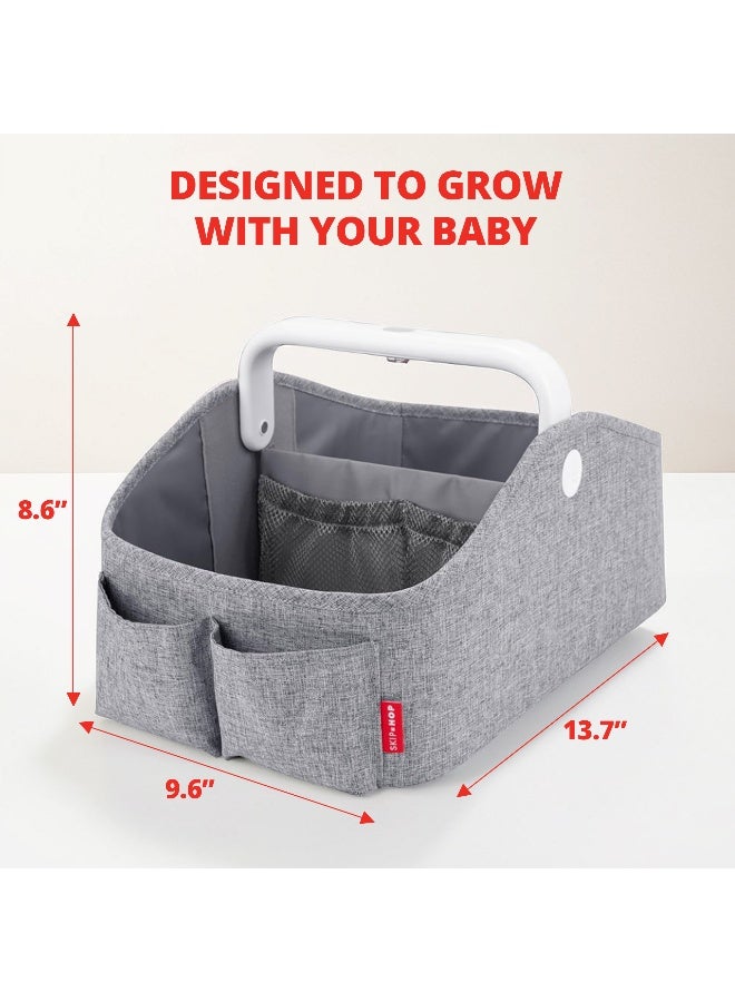 Skip Hop Light Up Diaper Caddy, Grey, 1 Count - 304300 - Image 3