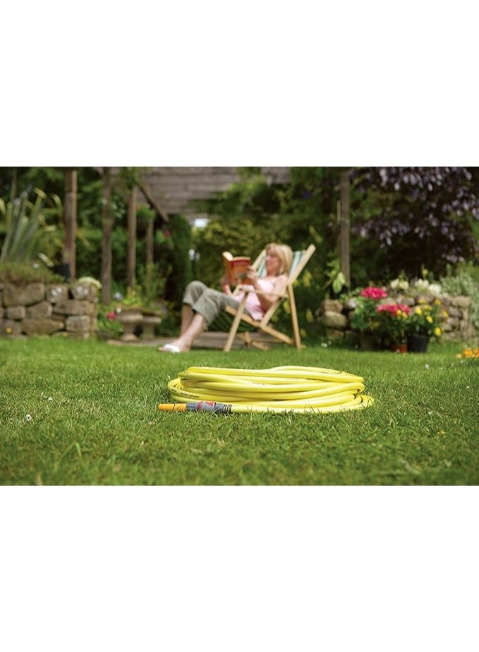 Hozelock Super Tricoflex Ultimate Garden Hose 19mm x 25m, Anti-Kink, UV Resistant, Heavy Duty Yellow Pipe (Made in France) - Image 2